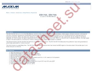 DS1706LESA+ datasheet  